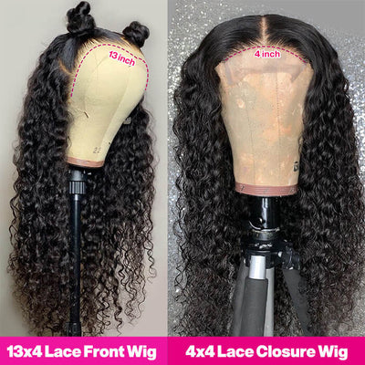 Glueless Curly Wig 13x4/4x4 HD Lace Wigs Skinmelt Lace Front Human Hair Wigs
