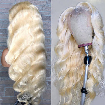 Flash Sale 613 Blonde Body Wave Wigs 13x4 HD Lace Frontal Wig