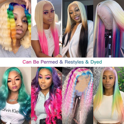 5x5/13x6 613 Blonde Lace Front Human Hair Wigs Brazilian Straight  Lace Frontal Wig