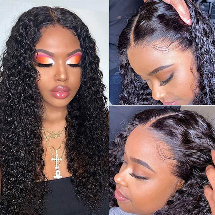 5×5 Lace Closure Wig Curly Human Hair Wig High Density Wigs