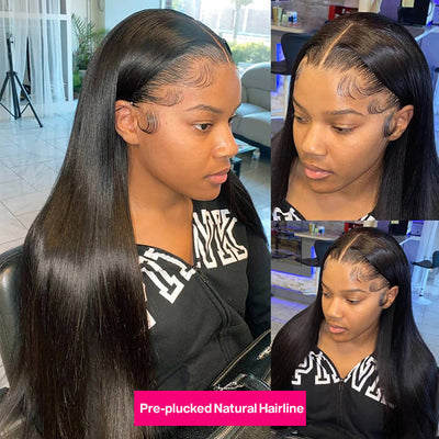 13x4/13x6 HD Lace Frontal Wigs Straight Hair Human Hair Wigs 4x4 Lace Closure Wig
