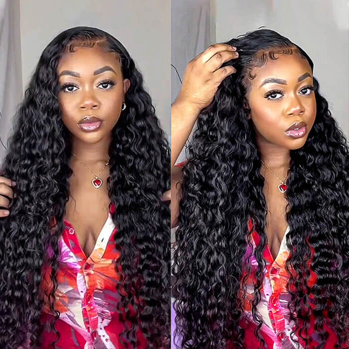 Water Wave 5×5 HD Lace Wig Glueless Lace Closure Wigs