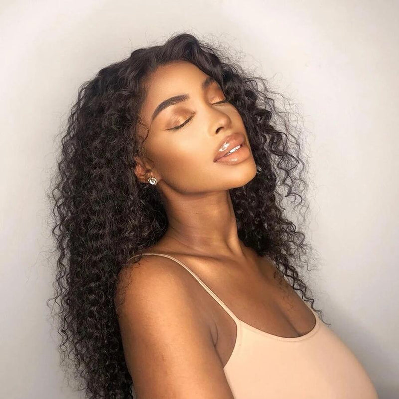 Water Wave Human Hair Wig Upgrade V part Wig Without Leave out