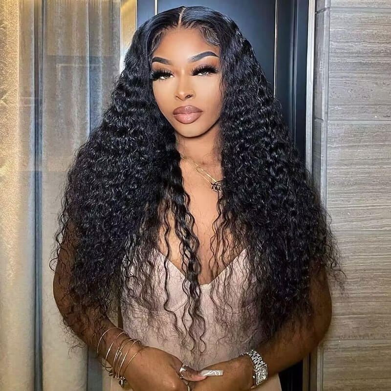 Water Wave 5×5 HD Lace Wig Glueless Lace Closure Wigs