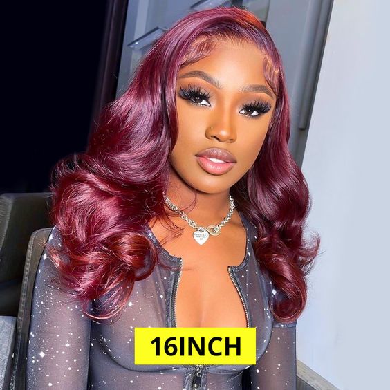 99J Body Wave Wigs 13x4/13x6 HD Lace Front Wig Pre Plucked Human Hair Wigs