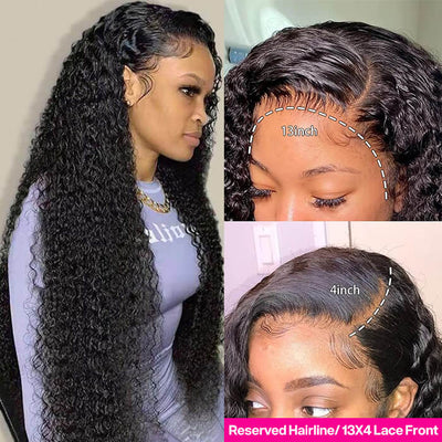 13x4 HD Lace Frontal Wig Kinky Curly Lace Front Wigs