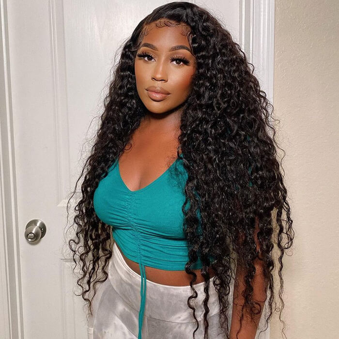 13×4 Lace Front Wigs Curly Human Hair Wigs