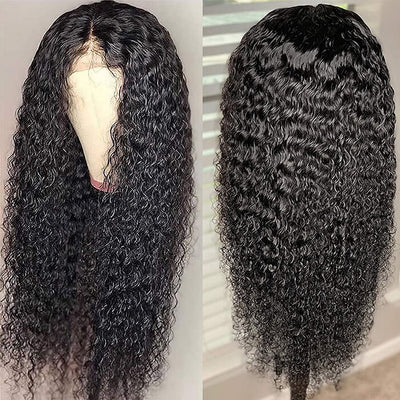Brazilian 32 Inch 13x6 Lace Wigs 4x4 Lace Closure Wigs Kinky Curly Human Hair Wig