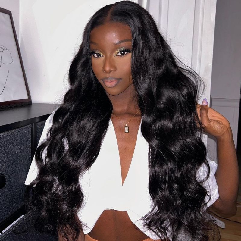 20" $99 4x4 HD Lace Wig Body Wave/Straight Lace Closure Wig Virgin Human Hair
