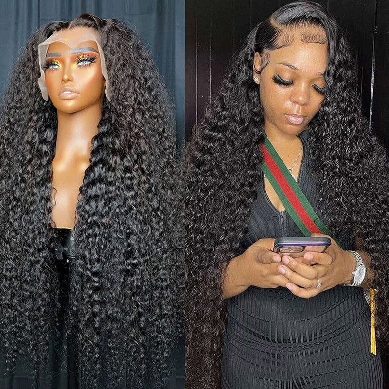 13x4 HD Lace Frontal Wig Kinky Curly Lace Front Wigs