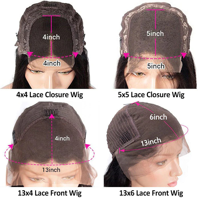 Skunk Stripe Wig with Blonde Highlights Body Wave 13x4 HD Lace Front Human Hair Wigs