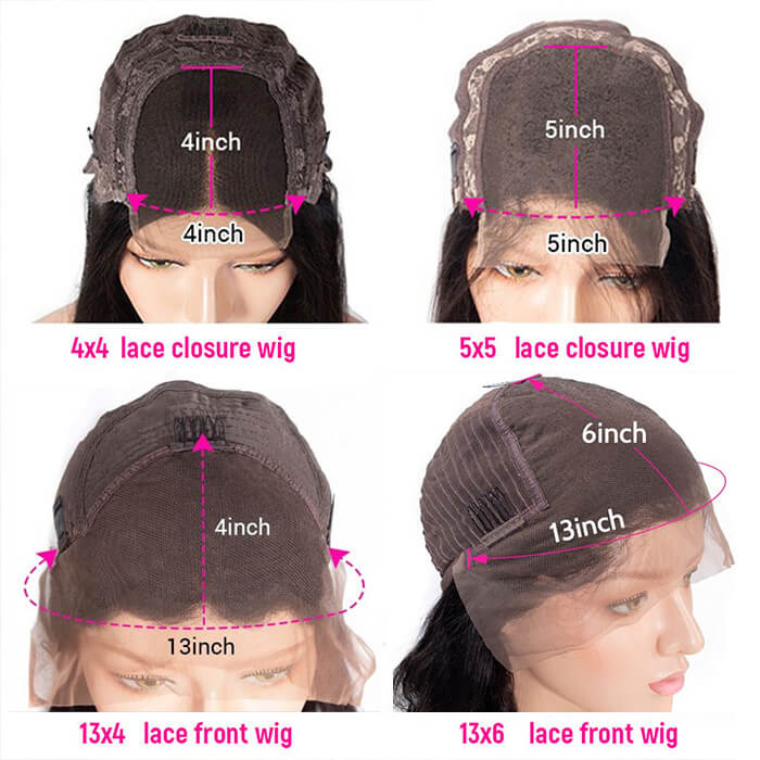 14Inch $89.9 Skunk Stripe Body Wave Bob Wig Human Hair Wigs 13x4 Transparent HD Lace Wig 180% Density