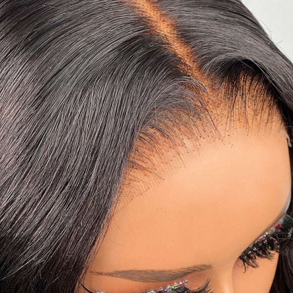 Air Wig Pre Cut HD Lace Closure Wig Body Wave Human Hair Wig Wear & Go Glueless Wigs With Breathable Cap
