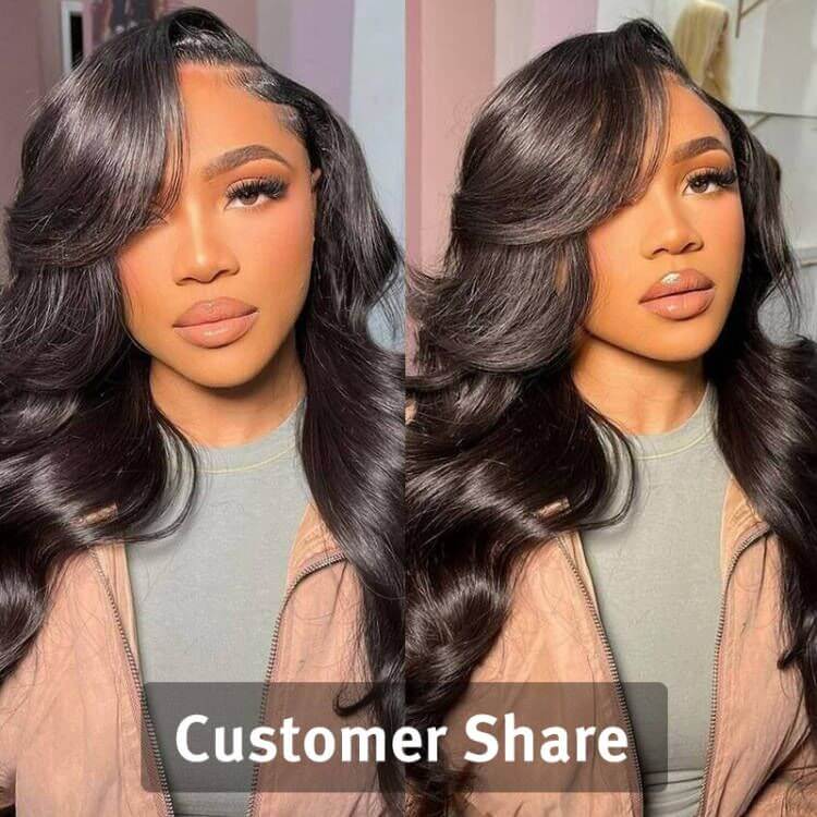 32 Inch Brazilian Body Wave Lace Front Wig 13x4 HD Lace Wig Pre-Plucked Hairline