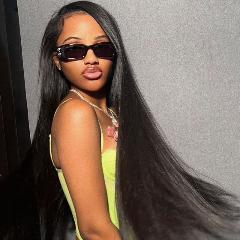 Real HD Lace Wigs Glueless Straight Human Hair 13x4 Lace Front Wigs Pre Plucked