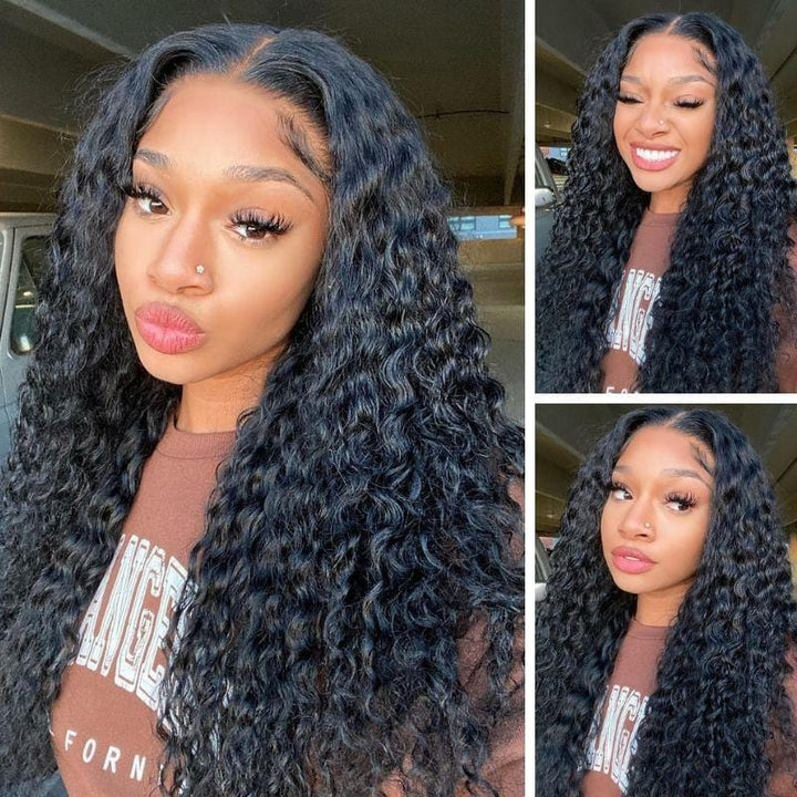 Water Wave Glueless HD Lace Human Hair Wigs 13x4/13x6/5x5 Lace Frontal Wigs